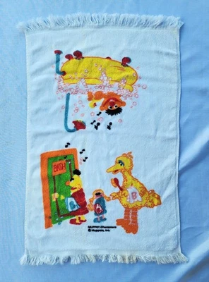 Toalla de mano de baño Big Bird Bert Ernie de colección Sesame Street Foto 1 de 2