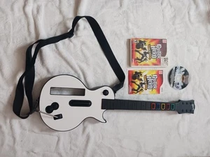 Nintendo Wii Guitar Hero Gibson Les Paul Wireless Gitarre Bundle mit Spiel - Bild 1 von 3