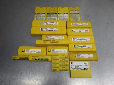 Lote de 150 ¡Nuevos! Insertos de carburo Kennametal varios estilos/tamaños (como se muestra) Foto 1 de 4