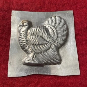 Vintage Blech Truthahn Schokoladenform ~ Thanksgiving - Bild 1 von 7