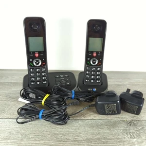 BT Advanced TrueCall Twin Handset Phones Inc Answer Phone Nuisance Block 090639 - Zdjęcie 1 z 7