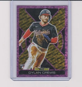 Actualización Topps 2025 Dylan Crews oro rosa negro novato Washington Nationals - Imagen 1 de 1