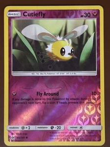Cutiefly #92/149 Reverse Holo SM Base Set Pokemon Card TCG - Picture 1 of 2