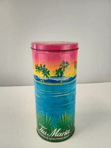 Vintage Tia Maria Tin Can Blue Mountain Blend Coffee Liqueur Jamaica – Colorful - Picture 1 of 10