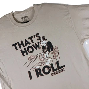 Monopoly "That's How I Roll" Collectible T-Shirt Men's Size XL 2007 - Picture 1 of 5