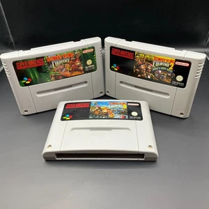 Donkey Kong Country 1 2 3, SNES Set, Super Nintendo - Bild 1 von 2