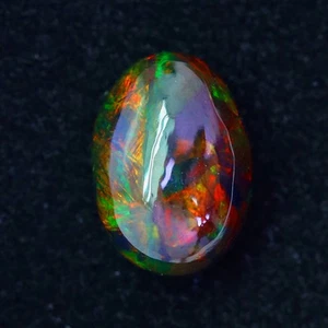 2.87c Glittering Muklticolor Play! Ribbon Mackerel Patt! Natural Welo Black Opal - Foto 1 di 4