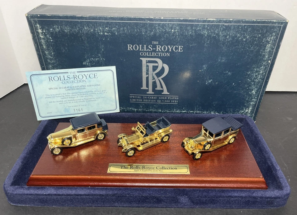 Lledo RPL 1003 Rolls Royce Collection 24K Gold Plated Limited Edition England - Image 1 of 4