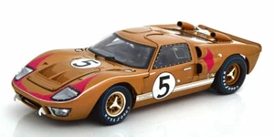 1/18 SHELBY COLLECTIBLES 1966 FORD GT-40 MK2 #5 GOLD LeMANS - Picture 1 of 4