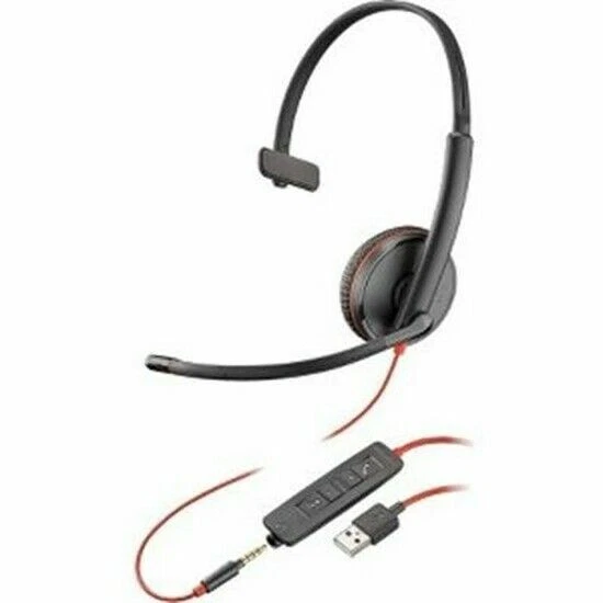 Plantronics Blackwire 3210 USB-A Over The Ear Headsets