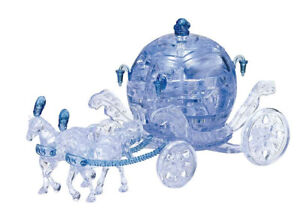 Disney Crystal 3D Puzzle Royal Carriage Blue 67 Pieces BEVERLY New 50262