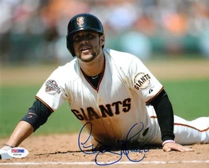 GREGOR BLANCO SIGNED HANDSIGNIERT 8x10 FOTO SAN FRANCISCO GIANTS PSA/DNA - Bild 1 von 2