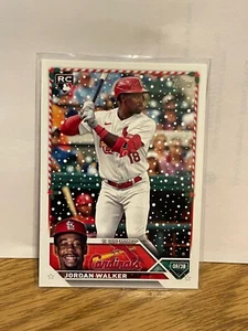 Jordan Walker 2023 Topps Holiday RC St. Louis Cardinals Rookie - Picture 1 of 2