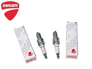 KIT 2 CANDELE ORIGINALI DUCATI Monster 800 620 S2R Supersport 600 SBK 907 ie ST2 - Imagen 1 de 8