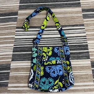 Disney Parks x Vera Bradley Where's Mickey Hipster Crossbody Bag Blue Purse - Picture 1 of 11