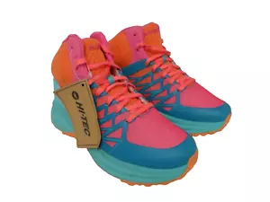 Hi-Tec Women's Ch80046W-Z Demolisher Hiking Boots Blue Pink Size 8M - Picture 1 of 9