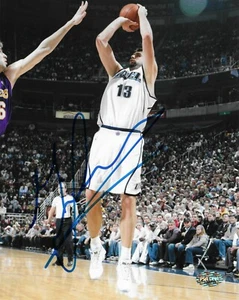 Mehmet Okur Utah Jazz Signed 8x10 Photo Autographed PSA/DNA COA 12 Turkey - Picture 1 of 2