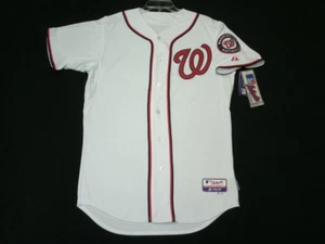 Authentic Majestic 56 3XL, WASHINGTON NATIONALS COOL BASE WHITE ON FIELD Jersey - Picture 1 of 4