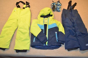 Schneeanzug Gr. 110/116 Schneejacke Schneehose Hosenträger 4-6 Jahre Lupilu - Bild 1 von 12