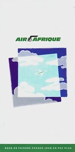 Air Afrique Brochure in French - c.1990 = - Picture 1 of 2