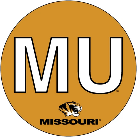 MISSOURI 4" BLOCK LETTER MAGNET-MISSOURI TIGERS CAR MAGNET-NEW FOR 2016! Cover