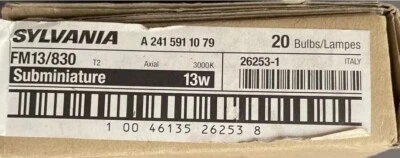 SYLVANIA FM13/830 - 13W T2 Bulbs 3000K - 26253-1  - Image 1 of 3