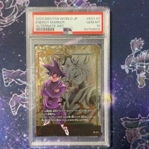 PSA10 Dragon Ball Super Fusion World Goku Black Gold Energy Marker JPN - Picture 1 of 5