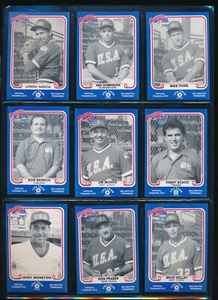 Lot (13) 1987 Plymouth Baseball USA Team Morris Bensch Scavo Dominguez etc (GL84 - Picture 1 of 4