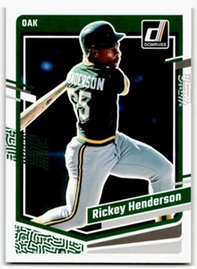 2023 Donruss Rickey Henderson #189 Oakland Athletics