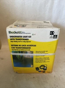 Beckettt Underwater Pond Light Kit BLK30A New Sealed w 4 Colored Lens Filters - Picture 1 of 9