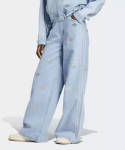 Pantalones Adidas Denim Estrás Mujer - Azul / JN3020 / Acelerado - Imagen 1 de 5