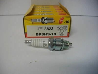 NGK BP8HS-10 / 3823 spark plug factory pack of 10 each - Image 1 of 4