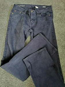 Men's J.CREW Boot Cut Dark Blue Wash Stretch Denim Jeans Size 29 S - Picture 1 of 4