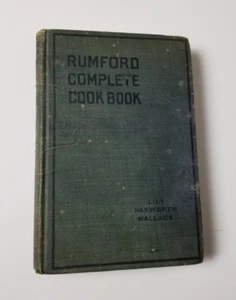 Vintage Rumford Complete cook book 1927 - Imagen 1 de 9