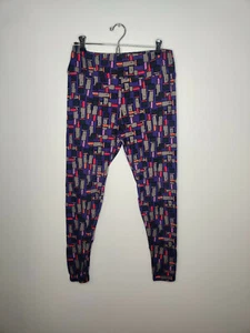 NWT New LuLaRoe RARE Graphic Print Women's Leggings Tall and Curvy TC  - Picture 1 of 2