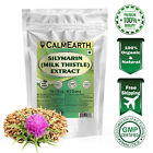 Calm Earth Milk Thistle Extract Powder Silymarin 80% Liver Health Detox Cleanse