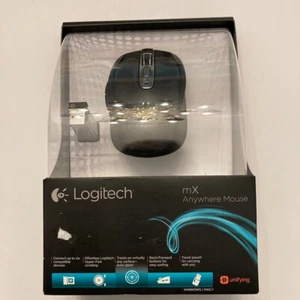NEW Logitech mX Anywhere Wireless Laser Mouse w/ Unifying Receiver 910-002896 - Photo 1/10
