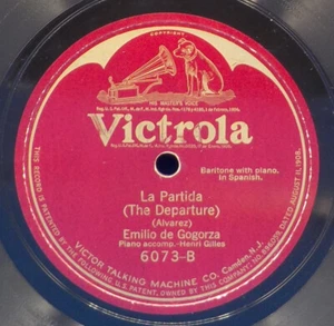 12" Emilio de Gogorza (in Spanish) 78 La Paloma / La Partida BX4 - Picture 1 of 2