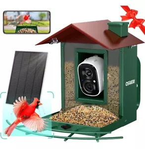 Soliom Outdoor Solar Vogelfutterhaus mit Funkkamera, AI Identify 1,6L - Bild 1 von 8