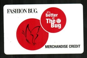 FASHION BUG Butterfly, It's Better at the Bug ( 2004 ) Gift Card ( $0 ) RARE - Picture 1 of 1