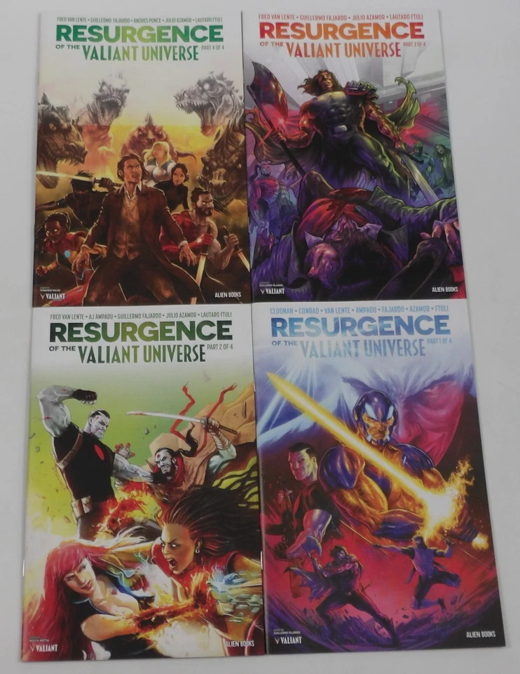 Resurgence of the Valiant Universe #1-4 VF/NM complete series Cloonan Van Lente - Image 1 of 1
