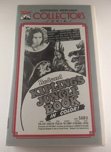 Kipling's Jungle Book (VHS) 1942 Sabu, Joseph Calleria, John Qualen TESTED - Picture 1 of 4