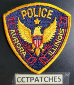AURORA, ILLINOIS POLIZEI SCHULTERAUFNÄHER IL - Bild 1 von 2