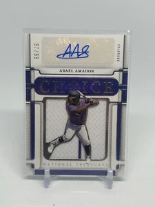 2023 National Treasures Adael Amador /99 Choice Patch Auto - Picture 1 of 2