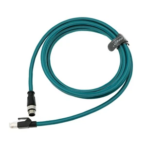 M12 8 Pin A Code Male to RJ45 High Flexible Shielded Industrial Cable forCognex - Picture 1 of 2