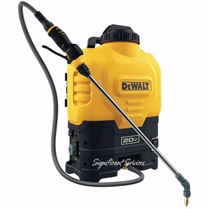 DeWALT 190742 20V MAX Lithium-Ion 4 Gallon Powered Backpack Sprayer Tool Only - Picture 1 of 9