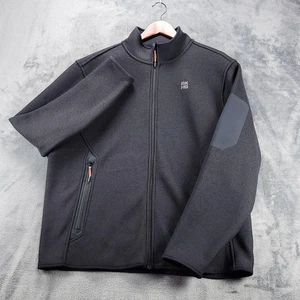 Duluth Trading Co AKHG Jacke Herren Large schwarz grau Full Zip Fleece Softshell - Bild 1 von 15