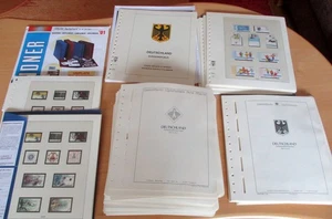 BUND VORDRUCKE / NACHTRÄGE LINDNER + LEUCHTTURM TEILS MIT MARKEN - Bild 1 von 12