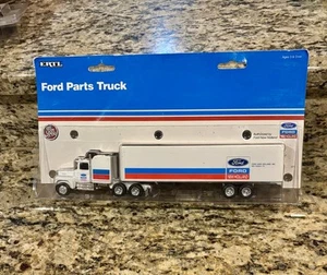 1991 ERTL Ford New Holland Parts Semi Truck And Box Trailer #371 1:64 NIB - Picture 1 of 9