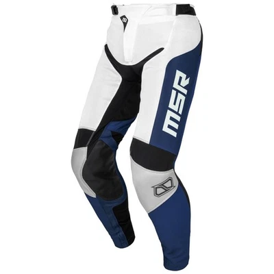 MSR NXT Air Motocross Dirt Bike Pant 40" White/Blue Foto 1 de 4